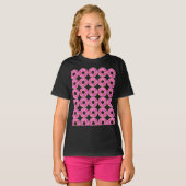 Meisjes Kinder Funny Pink Donuts T-shirts (Voorkant volledig)