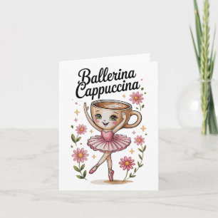 Meisjes Kinder Meme Italian Brainrot Ballerina Cap Kaart
