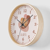 Meisjes kinder Soft Boho Waterverf Leaf & Name Clo (Hoek)