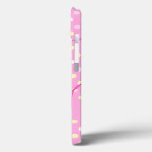 Meisjes kinderen genoemd turnster stippen roze Case-Mate iPhone case (Achterkant / Links)