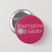 Meisjes Kindergarten Afstuderen Gifts Ronde Button 5,7 Cm (Voorkant /achterkant)