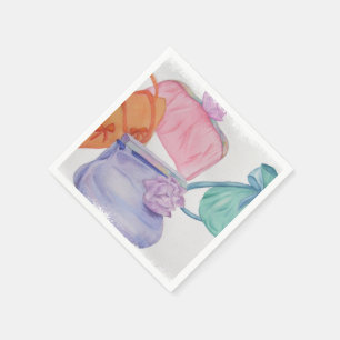 MEISJES KLEURRIJKE PORTEMONNEES PAPIEREN SERVETTEN