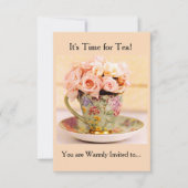 MEISJES KRIJGEN SAMENWERKING INVITATIE KAART (Voorkant)