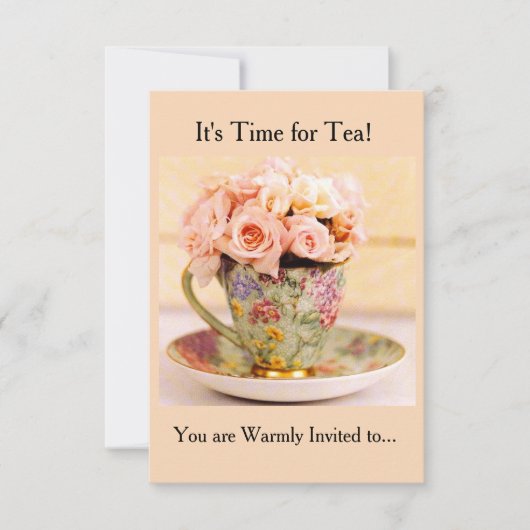 MEISJES KRIJGEN SAMENWERKING INVITATIE KAART (Voorkant)