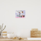 Meisjes kunnen alles doen! 14x11 poster (Keuken)