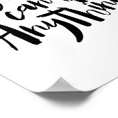 Meisjes kunnen alles doen wat feministisch feminis poster (Hoek)