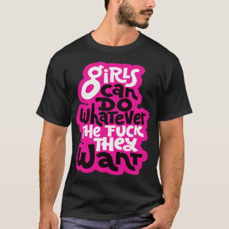 Meisjes kunnen doen wat ze willen t-shirt