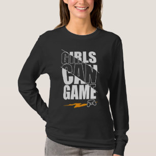 Meisjes kunnen een grappige gamer-meisjesvideogame t-shirt