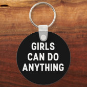MEISJES KUNNEN IETS DOEN SLEUTELHANGER (Voorkant)