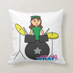 Meisjes kunnen niet wat? ColorizeME Aangepast ontw Kussen