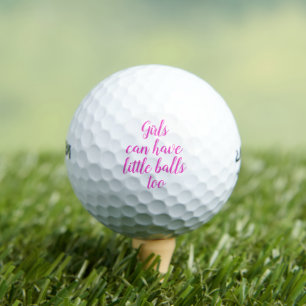 Meisjes Kunnen Ook Kleine Ballen Hebben Roze Grapp