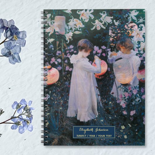 Meisjes  Kunst Elegant Script Gouden Naam Schets Notitieboek