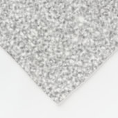 Meisjes Kunstschaatser Zilveren Sparkle Fleece Dek (Hoek)