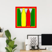 Meisjes Lacrosse Decoratie (Thuiskantoor)
