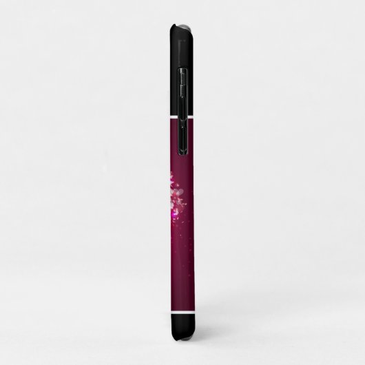 Meisjes Lacrosse Floating Hearts Case-Mate iPhone Case (Achterkant/links)