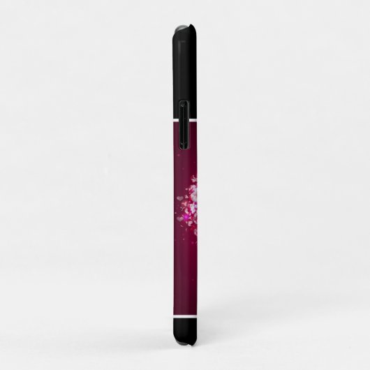 Meisjes Lacrosse Floating Hearts Case-Mate iPhone Case (Achterkant/rechts)