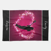 Meisjes Lacrosse Floating Hearts Theedoek (Horizontaal)