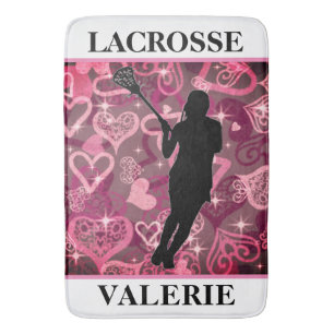 Meisjes Lacrosse Floating Roos Hearts Badmat
