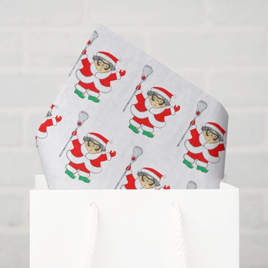 Meisjes Lacrosse Kerstcadeaus Tissuepapier (Cadeauzakje)