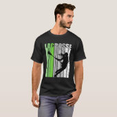 Meisjes Lacrosse Kleuren Lacrosse Retro Tiener Coa T-shirt (Voorkant volledig)