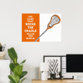 Meisjes Lacrosse Poster (Thuiskantoor)