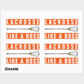 Meisjes Lacrosse Rechthoekige sticker (Vel)