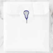 Meisjes Lacrosse Ronde Sticker (Tas)