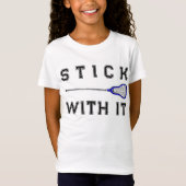 Meisjes Lacrosse T-shirt (Voorkant)