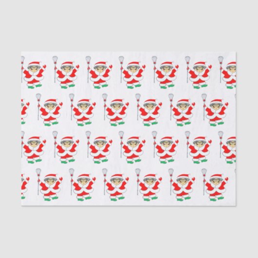 Meisjes Lacrosse vakantie geschenken Tissuepapier (Voorkant)