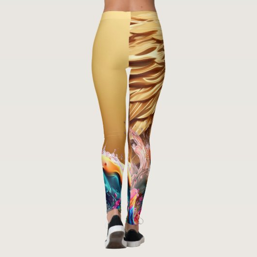 Meisjes Leggings met Whimsical Eagle Design (Achterkant)