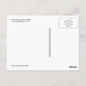 Meisjes leren tennis spelen briefkaart (Achterkant)