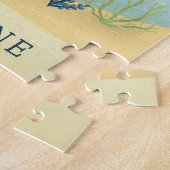 Meisjes Leuk en Magisch Onder het Zee Zeemeermin K Legpuzzel (Zijkant)