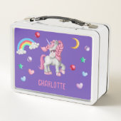 Meisjes Leuke Boho Eenhoorn & Regenboog Kinder Sch (Achterkant)