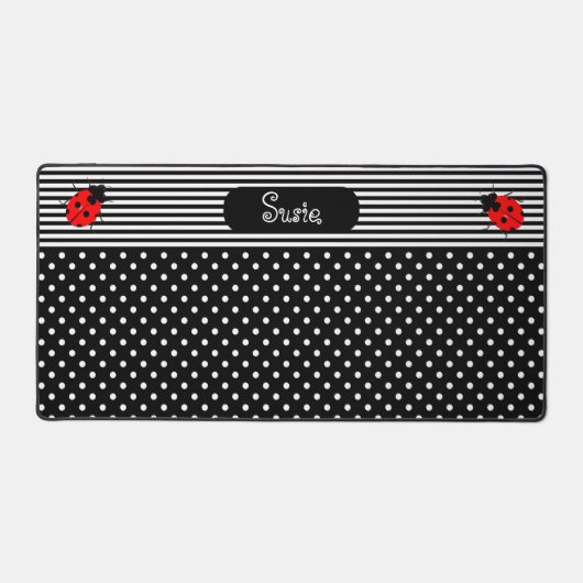 Meisjes Leuke Dame Bugs Desk Mats & Pads (Voorkant)