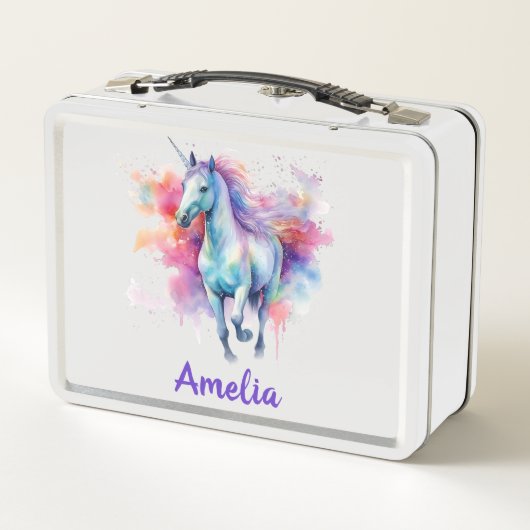 Meisjes Leuke Magische Eenhoorn Gepersonaliseerde  (Achterkant)