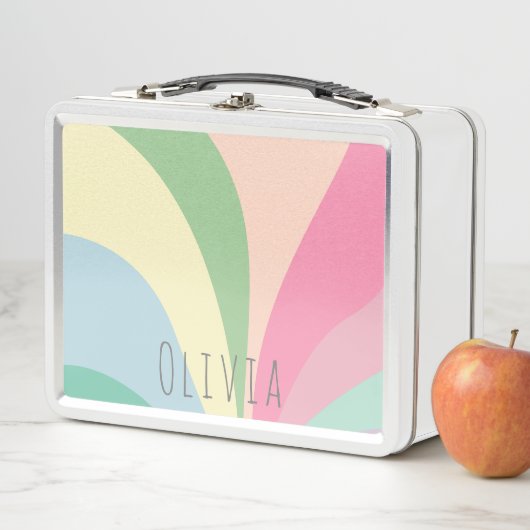 Meisjes Leuke Moderne Regenboog Kinder (In situ)