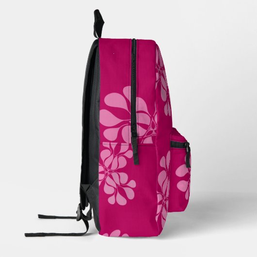 Meisjes Leuke  Roze Bloemen Terug naar school Bedrukte Rugzak (Links)