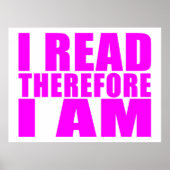 Meisjes lezen: Ik lees het dus ik ben Poster (Voorkant)