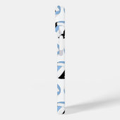 Meisjes lichtblauw zwart volleyballen patroon Case-Mate iPhone case (Achterkant / Links)