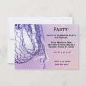 Meisjes Lichte Paarse Sport Volleybal Verjaardag Kaart (Voorkant)