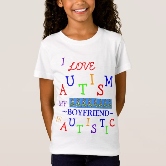Meisjes liefde voor autisme! ~ Youth T-Shirt (Voorkant)