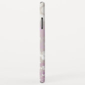 Meisjes Lila Shimmer Glitter Sparkles Monogram Case-Mate iPhone Case (Achterkant/rechts)