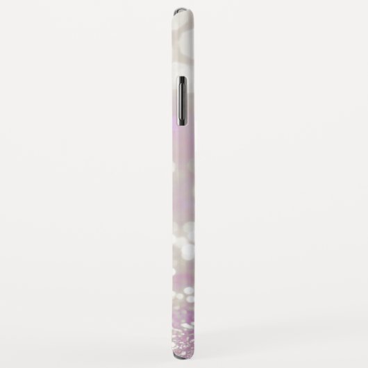 Meisjes Lila Shimmer Glitter Sparkles Monogram Case-Mate iPhone Case (Achterkant/rechts)