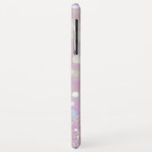 Meisjes Lila Shimmer Glitter Sparkles Monogram Case-Mate iPhone Case (Achterkant/links)