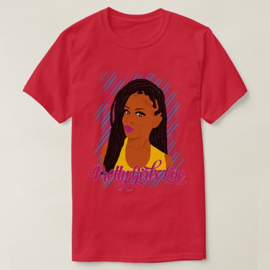 Meisjes Loc Dreadlocks Locd T-shirt (Design voorkant)