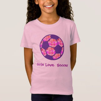 Meisjes Love Soccer T-shirt