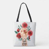 meisjes macht tote bag (Achterkant)
