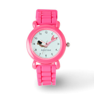 Meisjes Magisch Schattig Zee Afro Zeemeermin Kinde Horloge