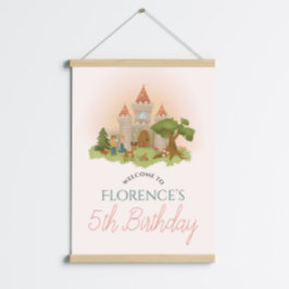 Meisjes Magisch Sprookje Kinderen Verjaardag Welko Perfect Poster