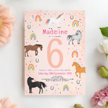 Meisjes Magische Cute Pastel Roze Eenhoorn Verjaar